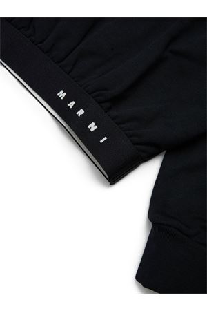 felpa in cotone nero MARNI KIDS | M01552M00V10M900